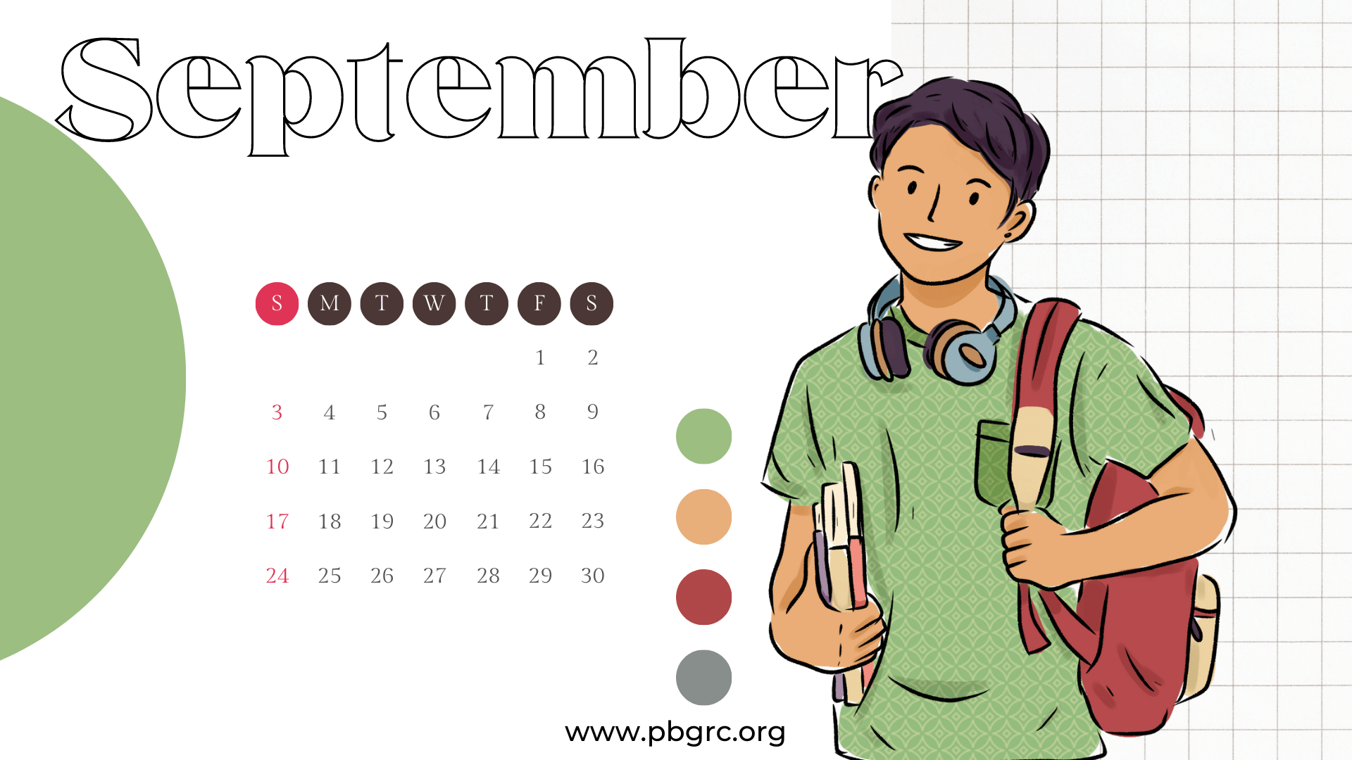 September 2023 Cute Calendar