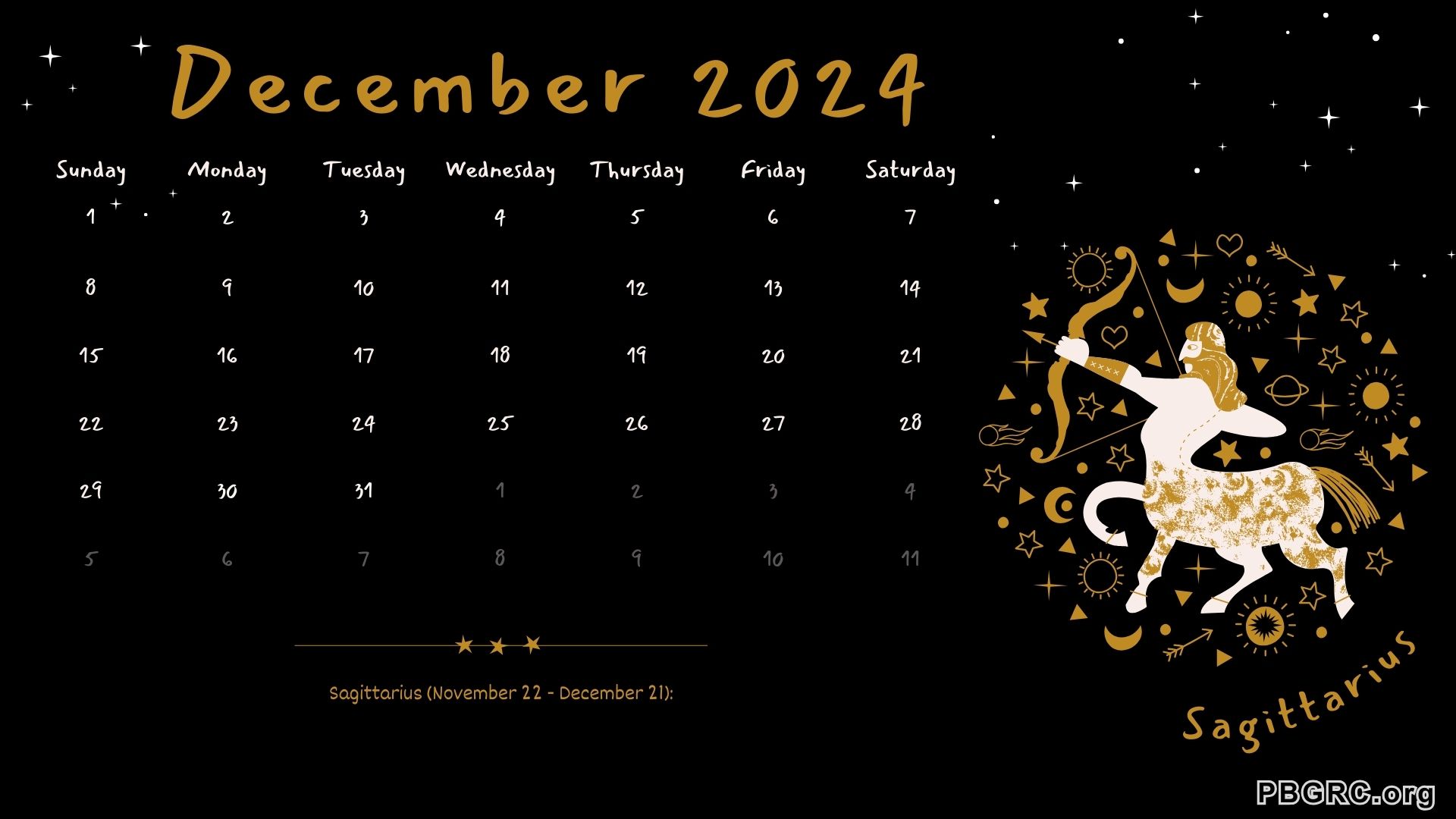 Zodiac Sign of December 2024