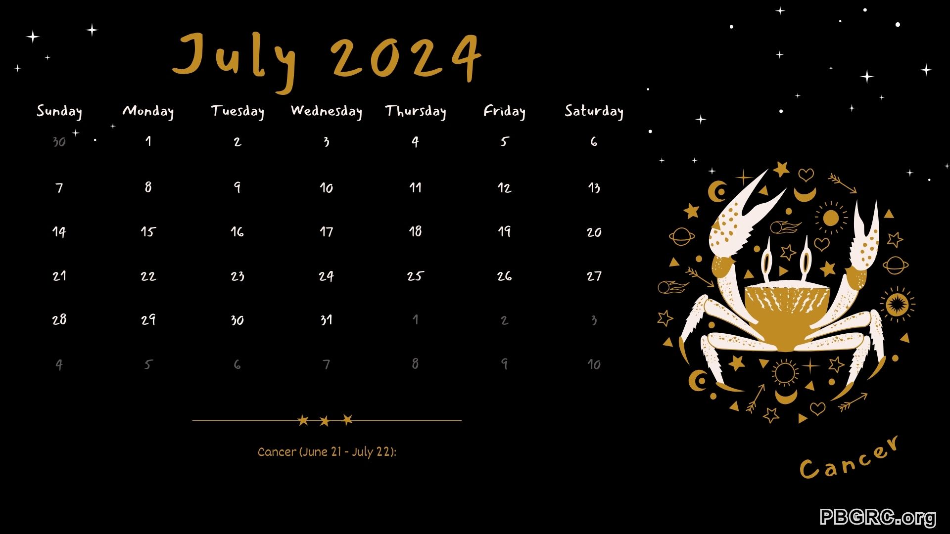 Zodiac Sign of July 2024