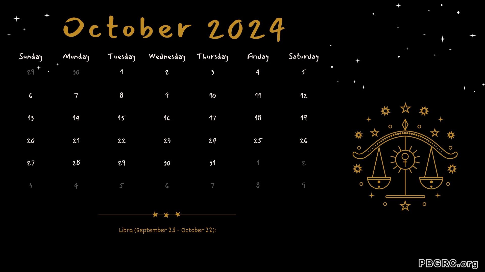Zodiac Sign of October 2024