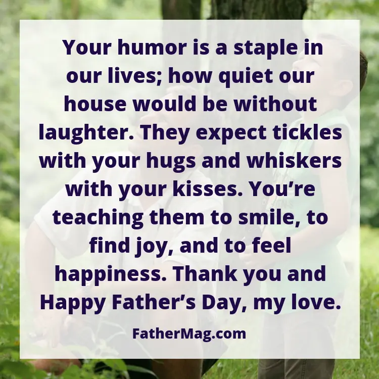 Fathers Day saying for Husbands