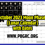 October 2023 Moon Phases Calendar