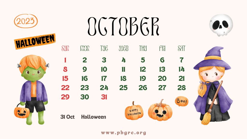 October 2023 Wall Calendar