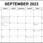 September 2023 Calendar US Holidays