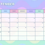 September 2024 calendar cute