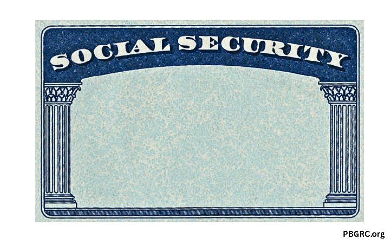 Blank Fillable Social Security Card