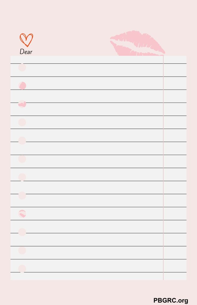Free Love Letter Template