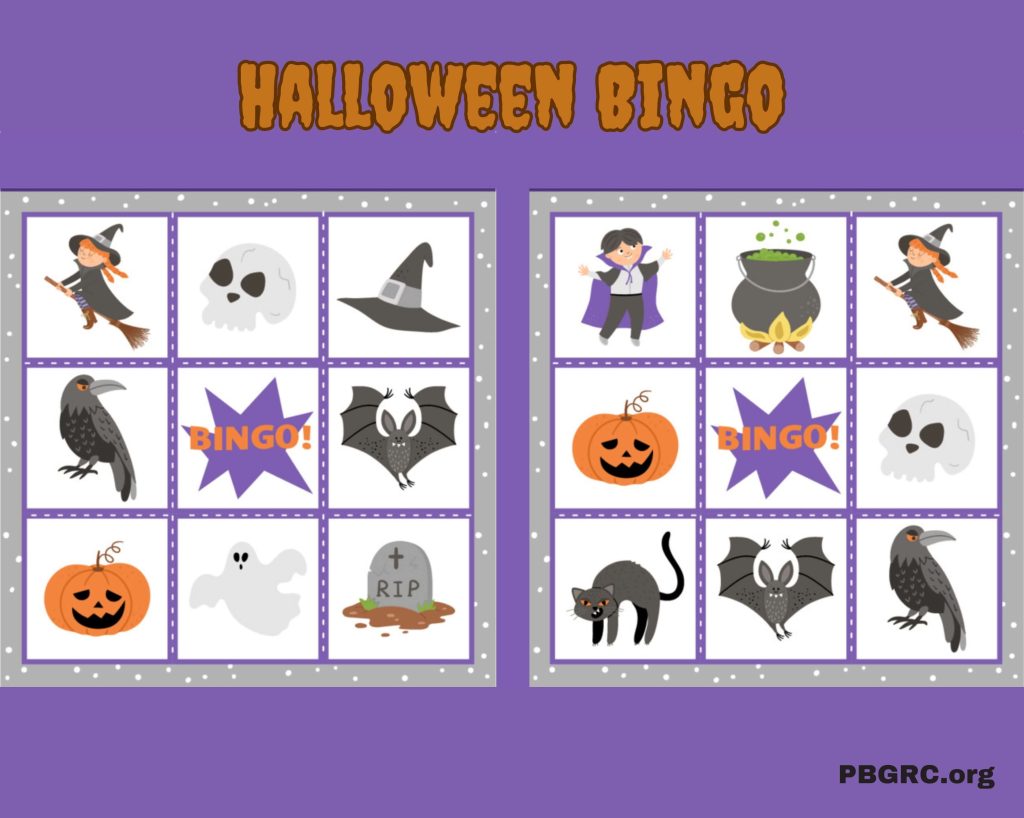 Halloween Bingo Card Free