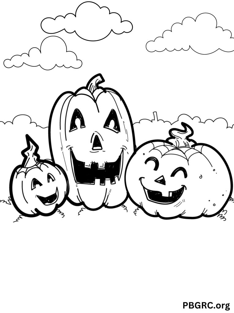 Halloween Pumpkin Coloring