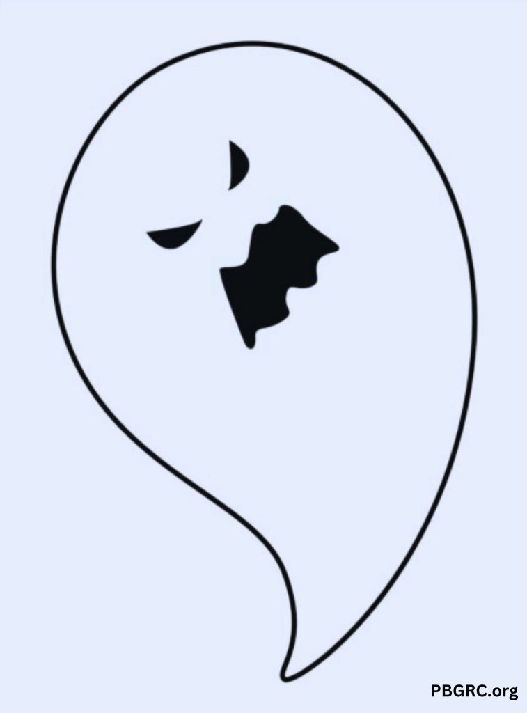 Scary Printable Ghost