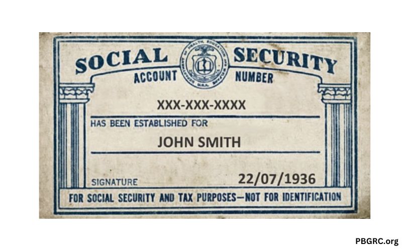 Social Security Card Printable