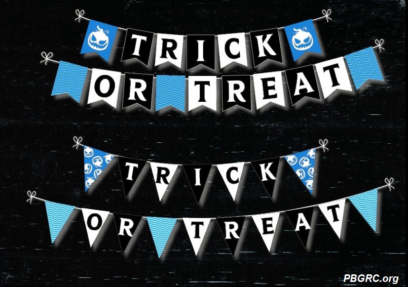 Trick or Treat Bunting