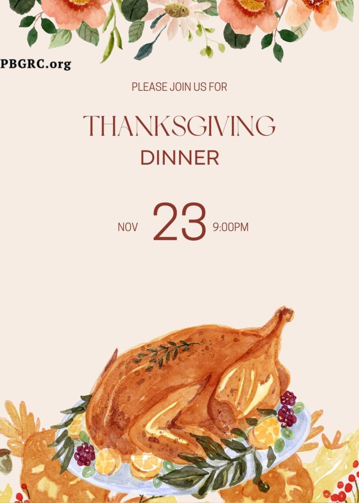 Free online thanksgiving invitations