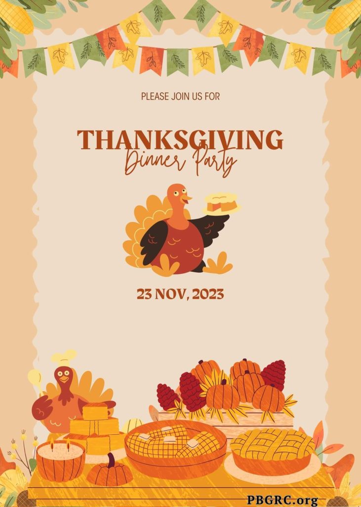 Free printable thanksgiving invitations
