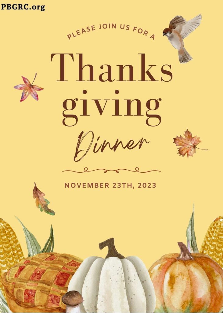 Printable thanksgiving invitations