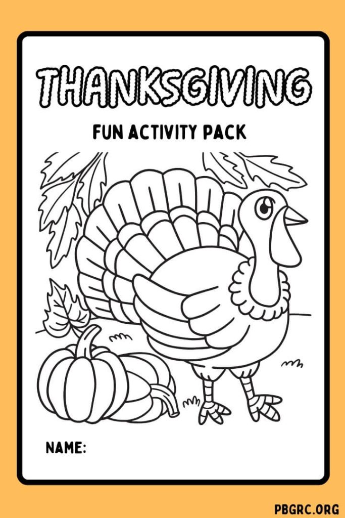 Thanksgiving Coloring page Free