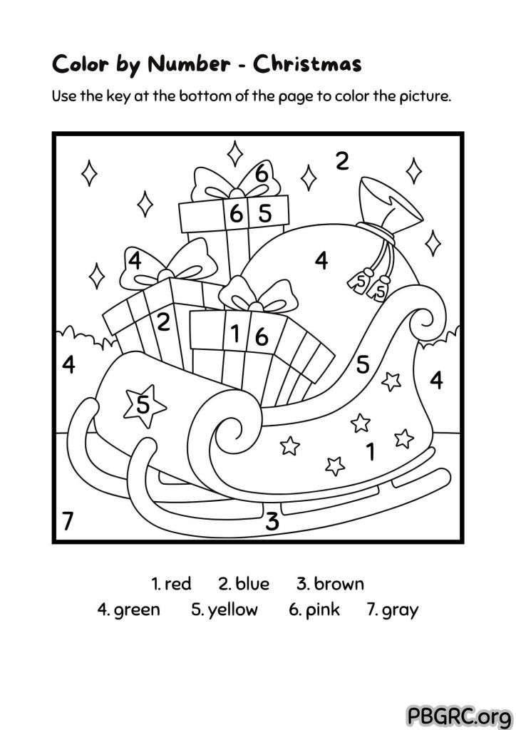 christmas colouring pages