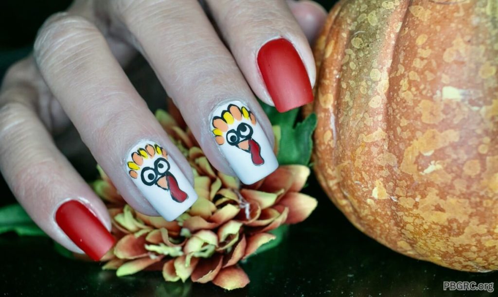 cute thanksgiving nails art