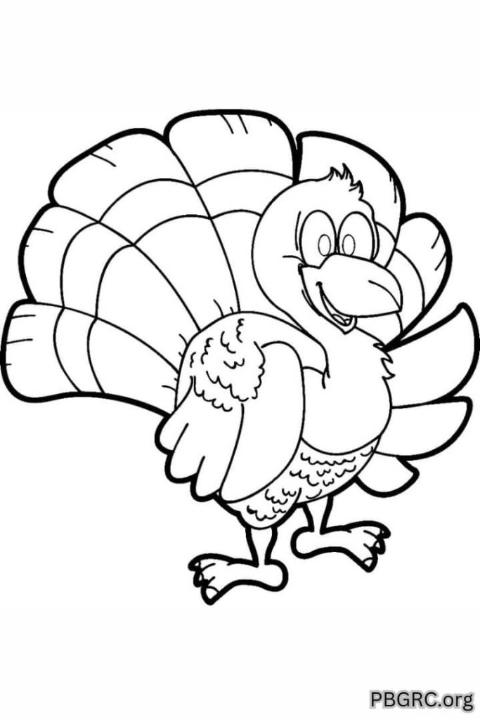 preschool turkey coloring pages