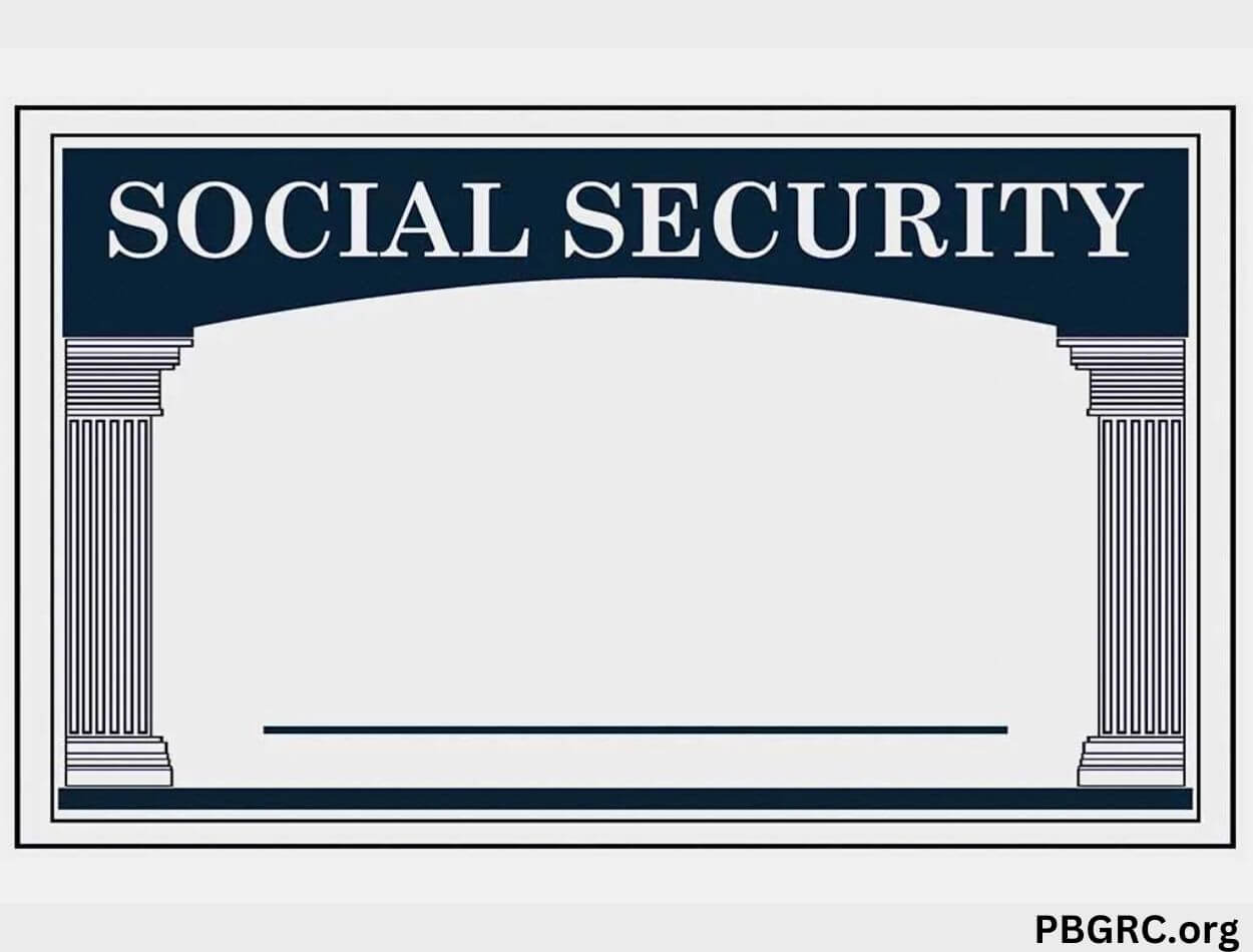 social security card template psd free