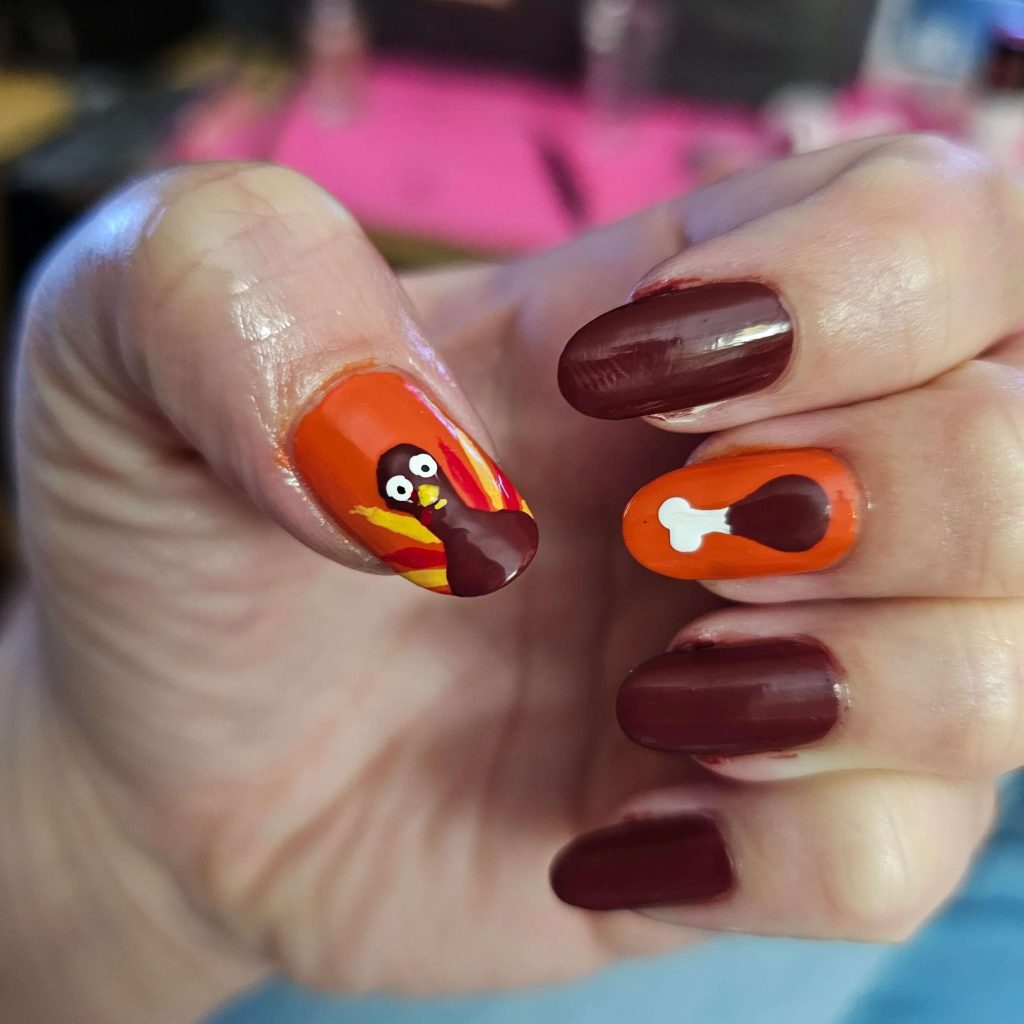 thanksgiving nail stickers