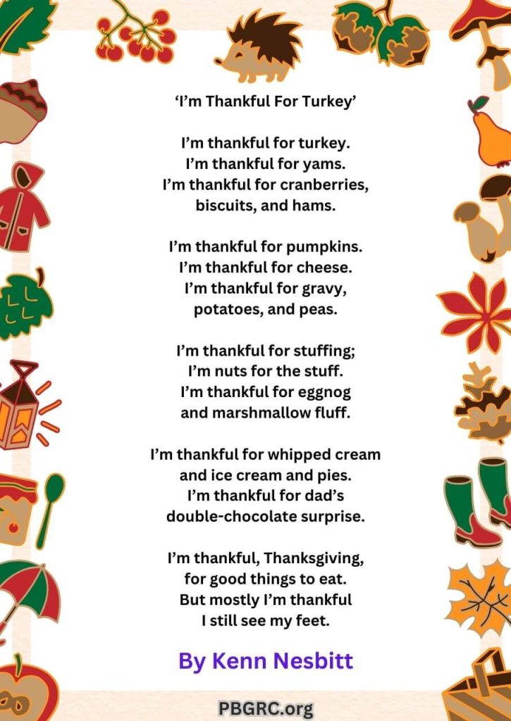 thanksgiving poems funny