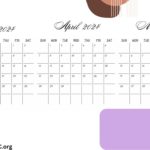 March April May 2024 Cute Calendar