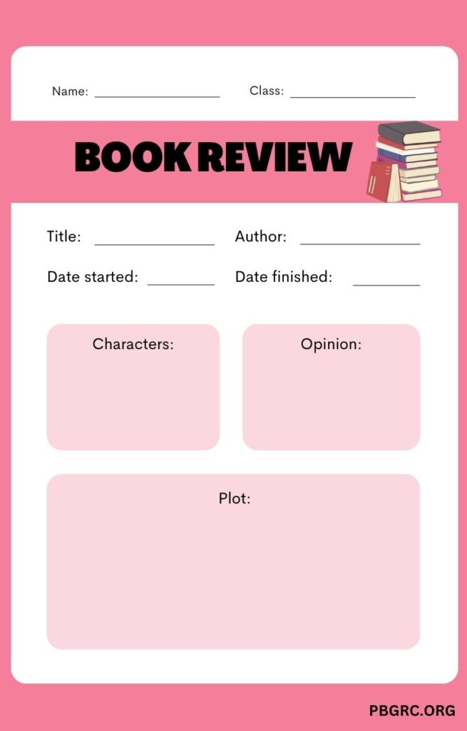 critical book review template