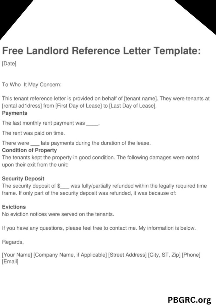 landlord reference letter sample uk