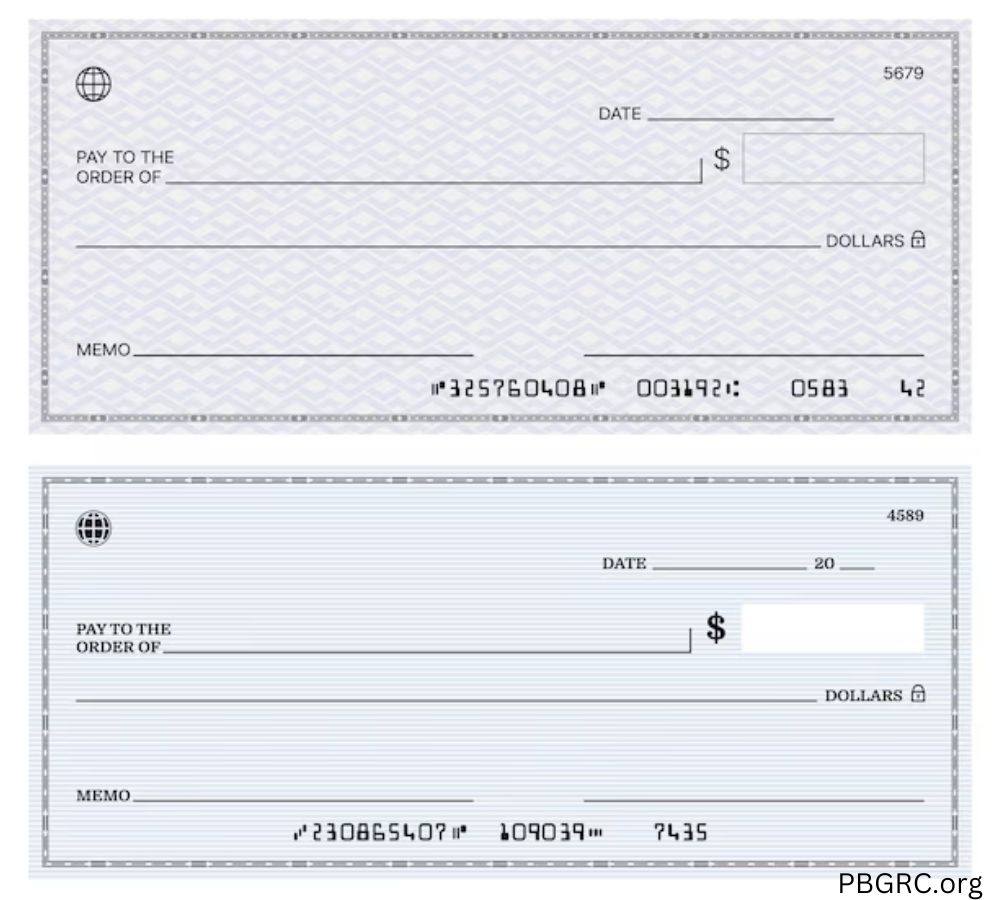 printable check template black and white