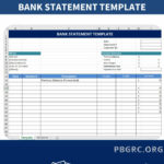 2024 bank statement example