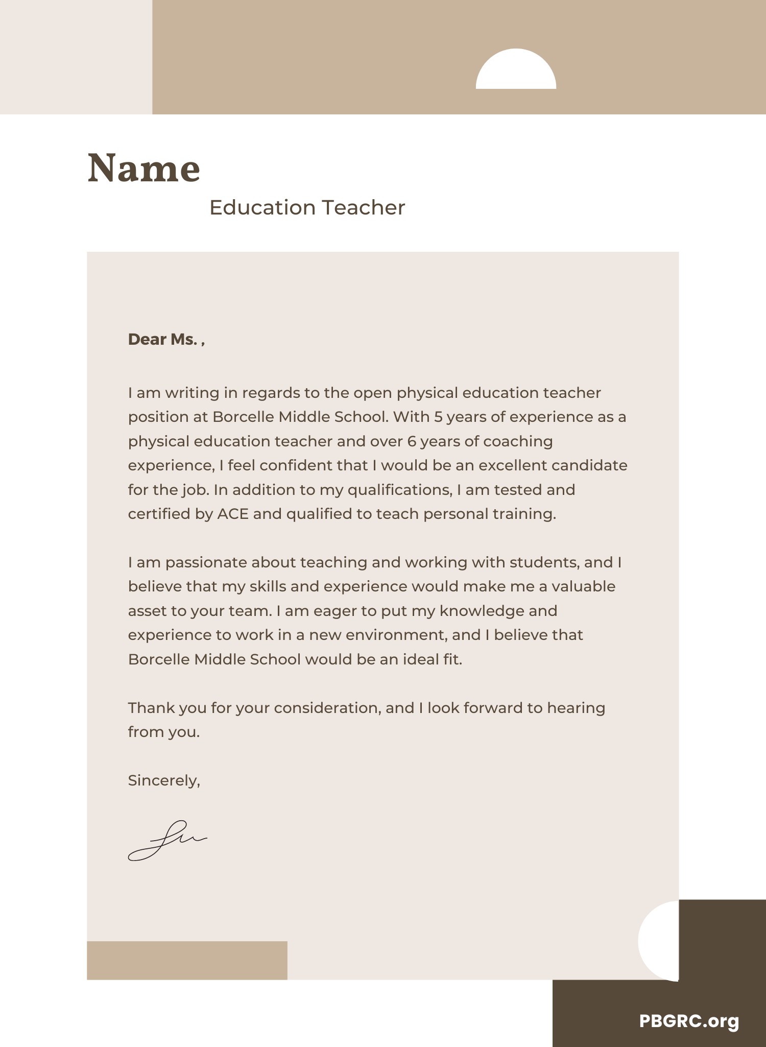 Letter of Introduction Template Word
