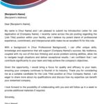 Printable 2024 Letter of Introduction Template